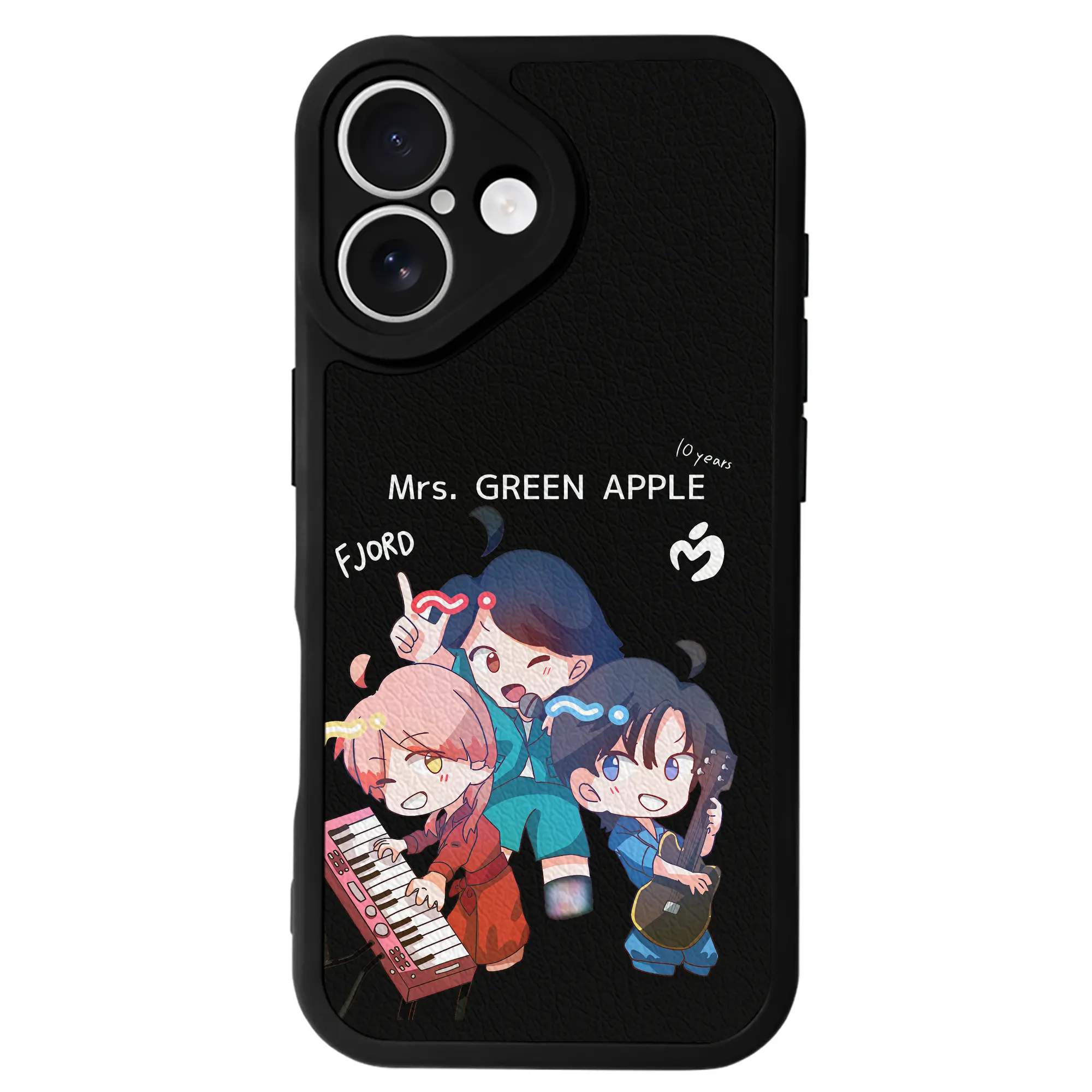 ミセス グリーン アップル グッズ - IPhone 16シリーズ対応 ・ シリコンスマホケース ・ レザー調 ・ 高精度フィット ・ 耐衝撃 ・ ワイヤレス充電対応 ・ 精密カット